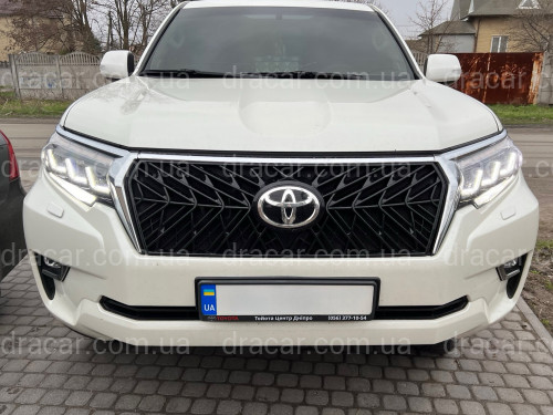 Решетка с ресницами TRD для Toyota Land Cruiser Prado 150 2018-2023 артикул 8702