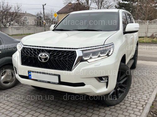 Решетка с ресницами TRD для Toyota Land Cruiser Prado 150 2018-2023 артикул 8702