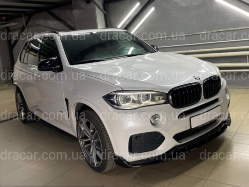 Юбка переднего бампера Paradigma M-Perfomance для BMW X5 F15 2013-2018, цвет черный глянец артикул 8709