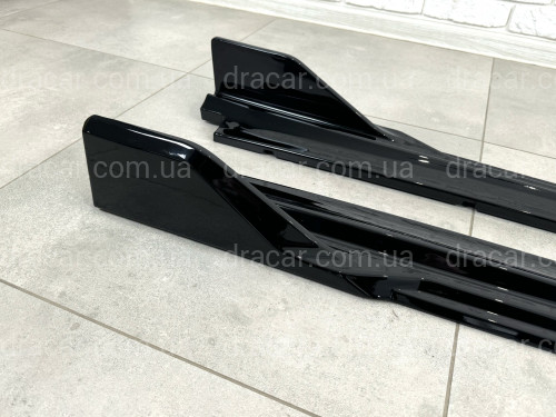 Накладки под пороги Paradigma M-Perfomance BMW X5 F15 2шт., цвет черный глянец артикул 8710