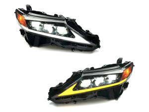 FULL LED фары 3 линзы для Toyota Camry 70 USA 2017-2024