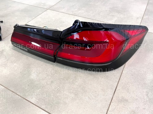 Задние LED фонари LCI 2020+ рестайлинг для 2016-2020 BMW G30 4шт. с логотипом BMW  артикул 6841