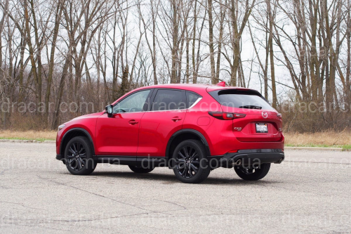 Брызговики Mazda CX-5 2022+ USA TURBO С ЧЕРНЫМИ ГЛЯНЦЕВЫМИ АРКАМИ комплект 4шт артикул 7757