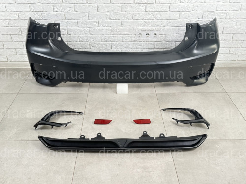 Бампер задний рестайлинг 2017+ для Lexus CT 200h 2010-2021 артикул 8772