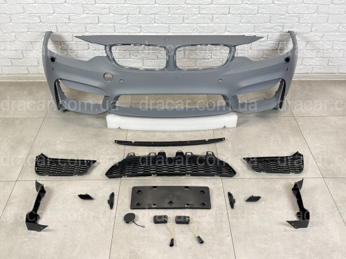 Бампер передний в сборе M4 для BMW 4 series F32 / F33 / F36 2013-2020 артикул 8391