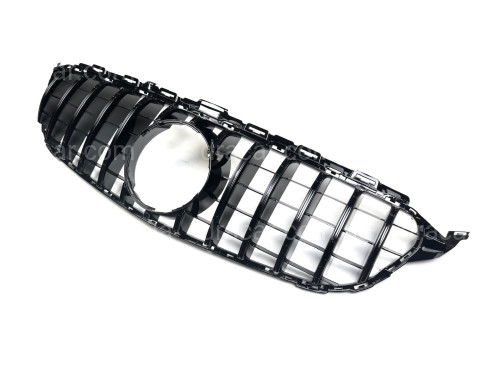 Решетка радиатора GT BLACK Mercedes C-Class W205 2014-2018	 артикул 8778