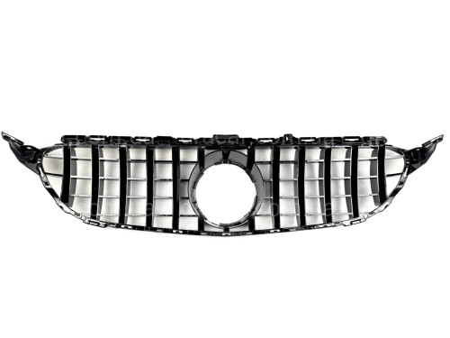 Решетка радиатора GT BLACK Mercedes C-Class W205 2014-2018	 артикул 8778