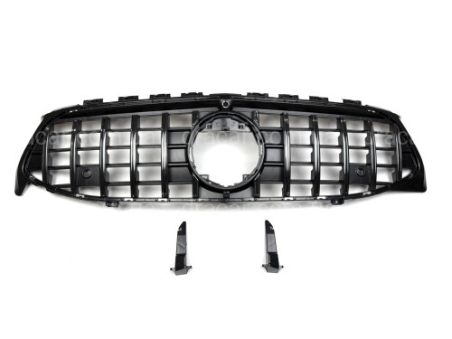 Решетка радиатора GT CHROME Mercedes CLA-Class C118 2019- артикул 8785