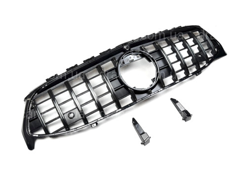 Решетка радиатора GT CHROME Mercedes CLA-Class C118 2019- артикул 8785
