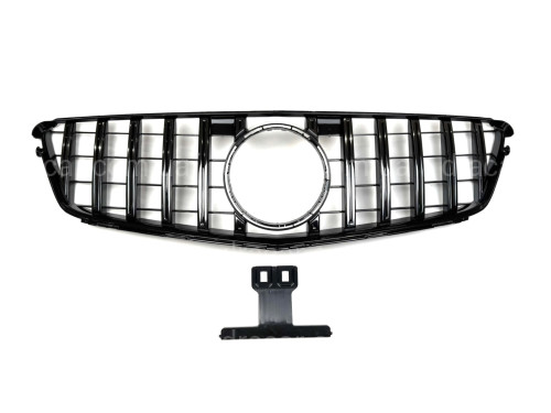 Решетка радиатора GT CHROME Mercedes C-Class W204 2007-2014 артикул 8783