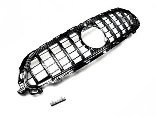 Решетка радиатора GT BLACK Mercedes E-Class W213 2020-2023 ДЛЯ AMG  артикул 8789