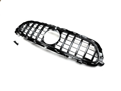 Решетка радиатора GT BLACK Mercedes E-Class W213 2020-2023 ДЛЯ AMG  артикул 8789