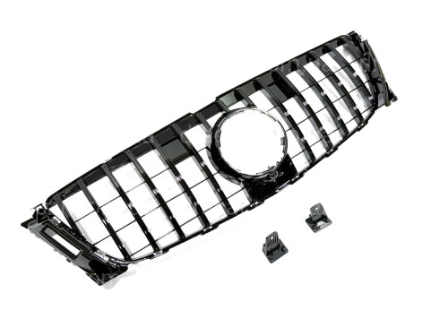 Решетка радиатора GT BLACK Mercedes-Benz GL class X166 2012-2015 ОБЫЧНЫЙ НЕ AMG артикул 8808