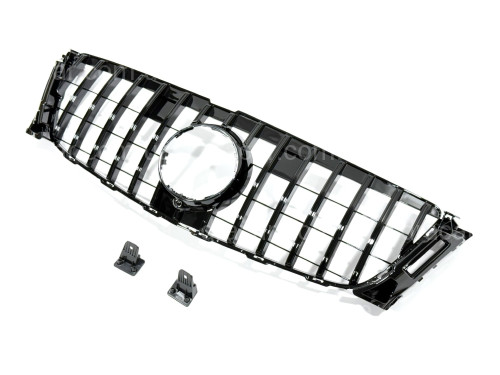 Решетка радиатора GT BLACK Mercedes-Benz GL class X166 2012-2015 ОБЫЧНЫЙ НЕ AMG артикул 8808