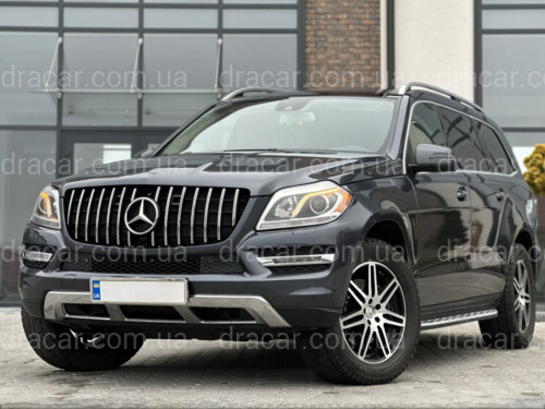 Решетка радиатора GT CROME Mercedes-Benz GL class X166 2012-2015 ОБЫЧНЫЙ НЕ AMG артикул 8807