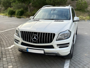 Решетка радиатора GT CROME Mercedes-Benz GL class X166 2012-2015 ОБЫЧНЫЙ НЕ AMG