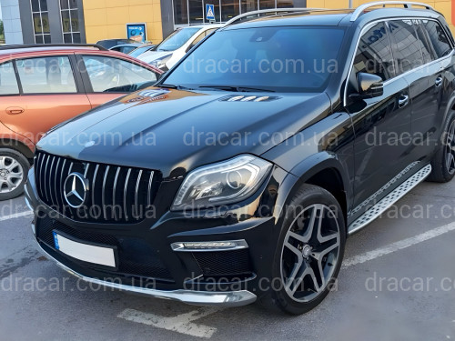 Решетка радиатора GT CROME Mercedes-Benz GL class X166 2012-2015 ДЛЯ AMG  артикул 8805