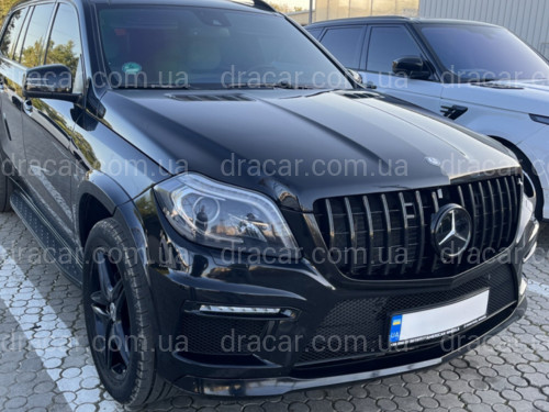 Решетка радиатора GT BLACK Mercedes-Benz GL class X166 2012-2015 ДЛЯ AMG  артикул 8806