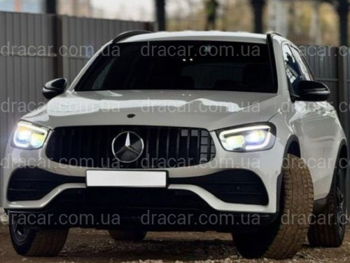 Решетка радиатора GT BLACK ДЛЯ AMG Mercedes AMG GLC-Class X253 / C253 2020-2023  артикул 8839