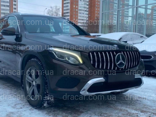 Решетка радиатора GT CHROME Mercedes GLC-Class X253 / C253 2015-2019 артикул 8836