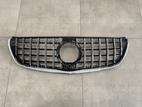 Решетка радиатора GT CHROME Mercedes Benz V-class W447 2020-2023 ДЛЯ AMG артикул 8834