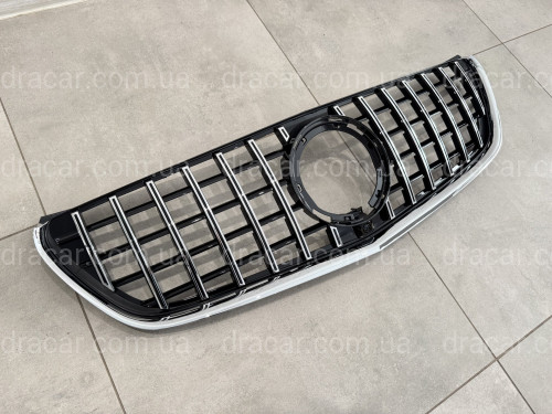 Решетка радиатора GT CHROME Mercedes Benz V-class W447 2020-2023 ДЛЯ AMG артикул 8834