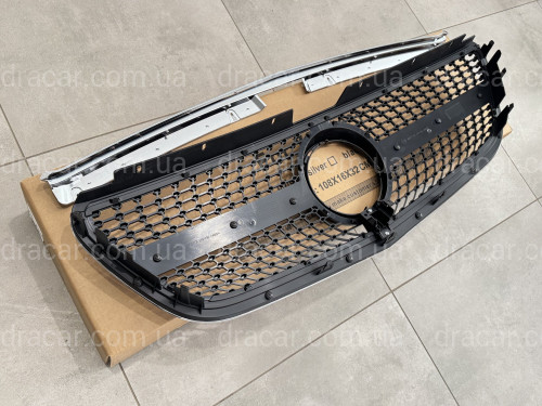 Решетка радиатора DIAMOND BLACK Mercedes Benz Vito W447 2014-2019 артикул 8822