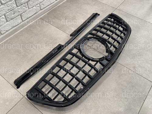 Решетка радиатора GT BLACK Mercedes Benz Vito W447 2020-2023 артикул 8824