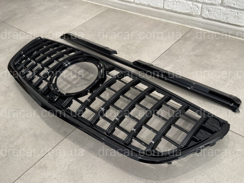 Решетка радиатора GT BLACK Mercedes Benz Vito W447 2020-2023 артикул 8824
