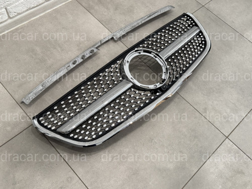 Решетка радиатора DIAMOND SILVER Mercedes Benz Vito W447 2020-2023  артикул 8825