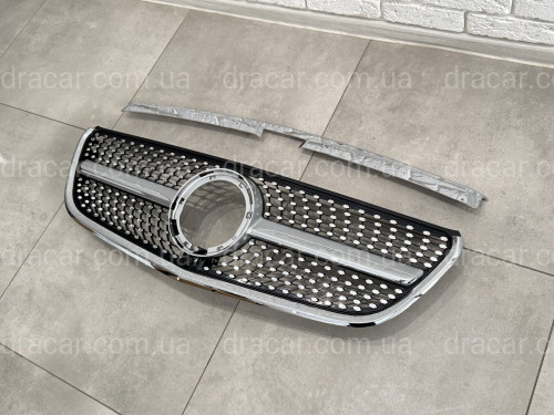 Решетка радиатора DIAMOND SILVER Mercedes Benz Vito W447 2020-2023  артикул 8825