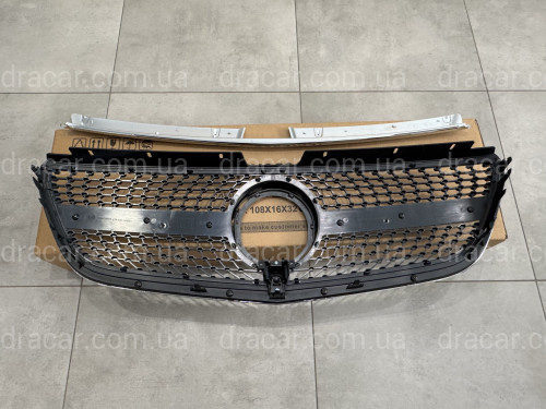 Решетка радиатора DIAMOND SILVER Mercedes Benz Vito W447 2020-2023  артикул 8825