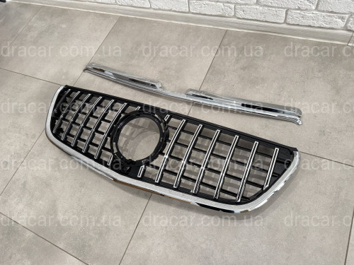 Решетка радиатора GT CHROME Mercedes Benz Vito W447 2020-2023 артикул 8823