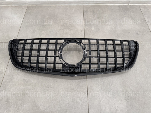 Решетка радиатора GT BLACK Mercedes Benz V-class W447 2020-2023 ДЛЯ AMG артикул 8835