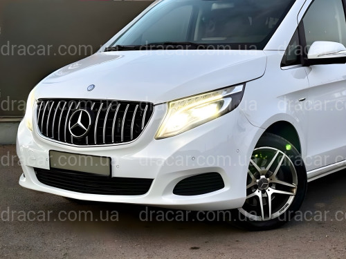 Решетка радиатора GT CHROME Mercedes Benz V-class W447 2014-2019 ДЛЯ AMG И ОБЫЧНОГО артикул 8827