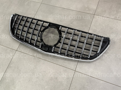 Решетка радиатора GT CHROME Mercedes Benz V-class W447 2014-2019 ДЛЯ AMG И ОБЫЧНОГО артикул 8827