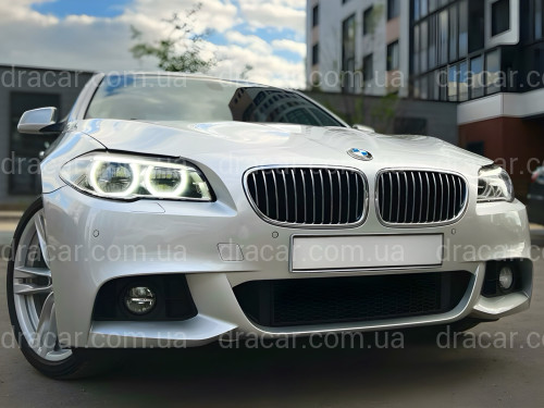 Передний бампер в сборе M Paket LCI 2013+   для BMW 5 Series F10 F11 2010-2016 ПОД ПАРКТРОННИКИ артикул 8481