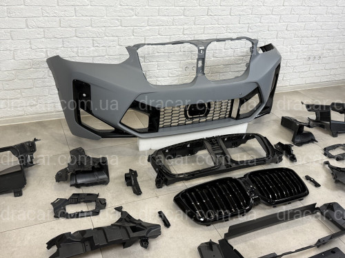 Рестайлинг комплект обвеса X4M F98 2022+ для BMW X4 G02 F98 2018-2021 артикул 8685