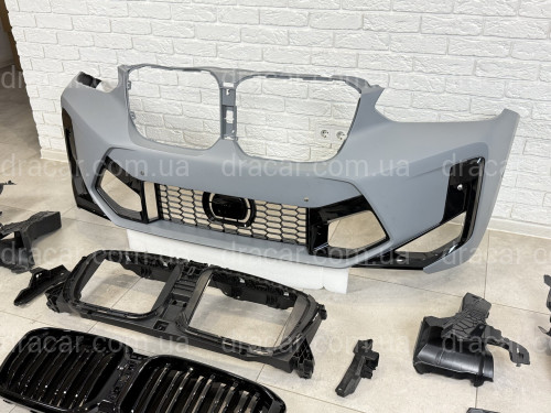Рестайлинг комплект обвеса X4M F98 2022+ для BMW X4 G02 F98 2018-2021 артикул 8685