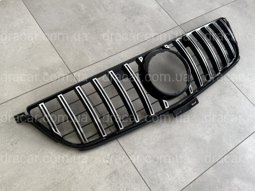 Решетка радиатора GT CHROME Mercedes ML-class W166 2012-2015 артикул 8800