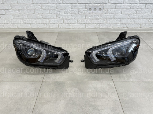 Фары Full LED Mercedes GLE-Class W167 C167 2019-2022 комплектные с блоками 2шт. артикул 8853