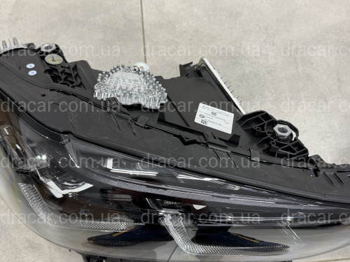Фары Shadow Line Adaptive LED LCI рестайлинг для BMW X3 G01 F97 / X4 G02 F98 2021-2024 2шт. комплектные с блоками артикул 8879
