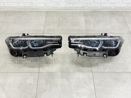 Фары LASER для BMW X7 G07 2019-2023 2шт., комплектные с блоками артикул 8878