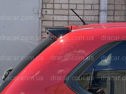 Спойлер козырек Mitsubishi Outlander 2012-2021 ABS пластик, цвет черный глянец артикул 8362