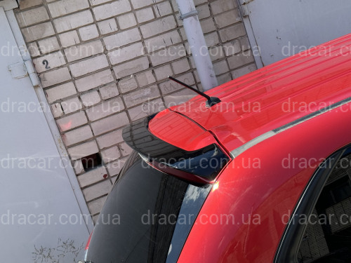 Спойлер козырек Mitsubishi Outlander 2012-2021 ABS пластик, цвет черный глянец артикул 8362