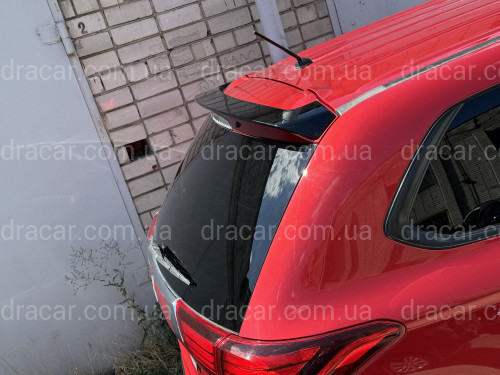 Спойлер козырек Mitsubishi Outlander 2012-2021 ABS пластик, цвет черный глянец артикул 8362