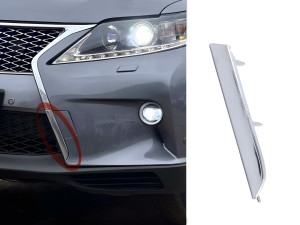 Хром молдинг бампера F-SPORT Lexus RX 2012-2015 левая сторона 5312648100