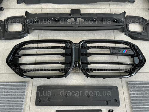 Рестайлинг комплект обвеса передней части X6M F96 2023+ для BMW X6 G06 F96 2018-2022 артикул 8843