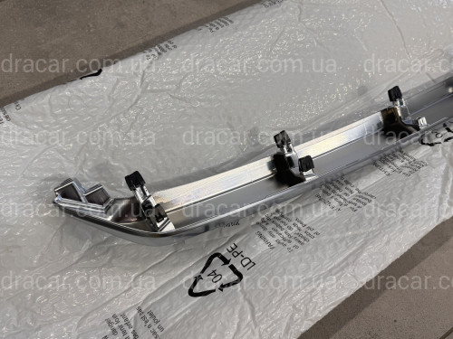 Хром окантовка решетки (верхний + нижний) Lexus RX 2019-2022 артикул 8913