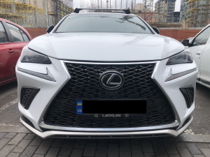 Бампер  F-Sport рестайлинг 2018+ для Lexus NX 2014-2021 